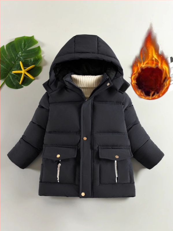 Dječja perjana jakna za dječake, srednje duljine, nova zimska muška, ženska, srednje duljine, uskog kroja, zadebljana, topla, u zapadnjačkom stilu