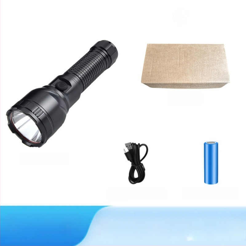 Tugeva valgusega taskulamp, üliere, pika ulatusega, suure võimsusega, ülipika aku tööeaga, laetav, matkamiseks mõeldud avariivalgustusega taskulamp