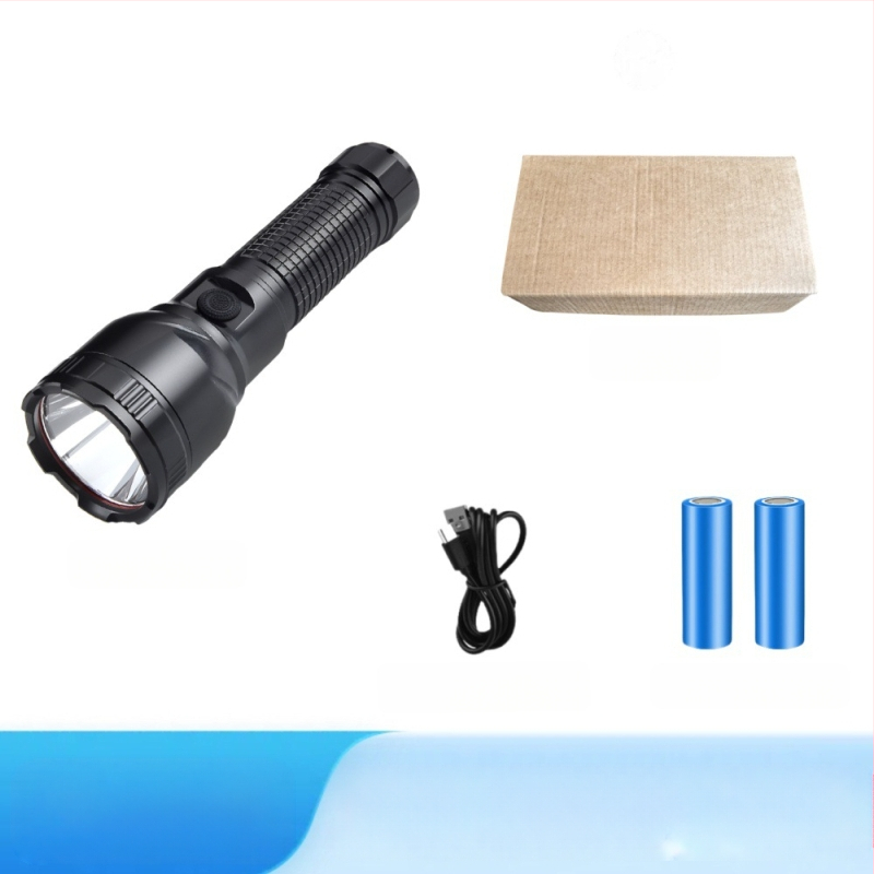 Tugeva valgusega taskulamp, üliere, pika ulatusega, suure võimsusega, ülipika aku tööeaga, laetav, matkamiseks mõeldud avariivalgustusega taskulamp