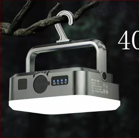 Välistingimustes kasutatav multifunktsionaalne akupank, telkimisstiilis valgusti, LED-magnetiline telgivalgusti konksuga, avariikotivalgusti, telkimisstiilis valgusti