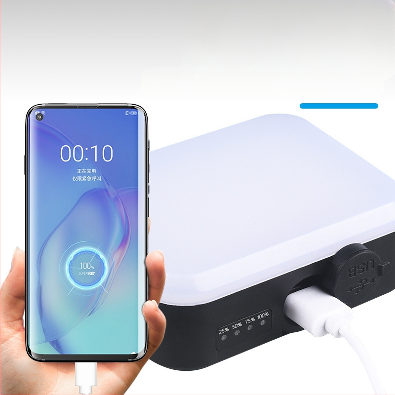 Välistingimustes kasutatav multifunktsionaalne akupank, telkimisstiilis valgusti, LED-magnetiline telgivalgusti konksuga, avariikotivalgusti, telkimisstiilis valgusti