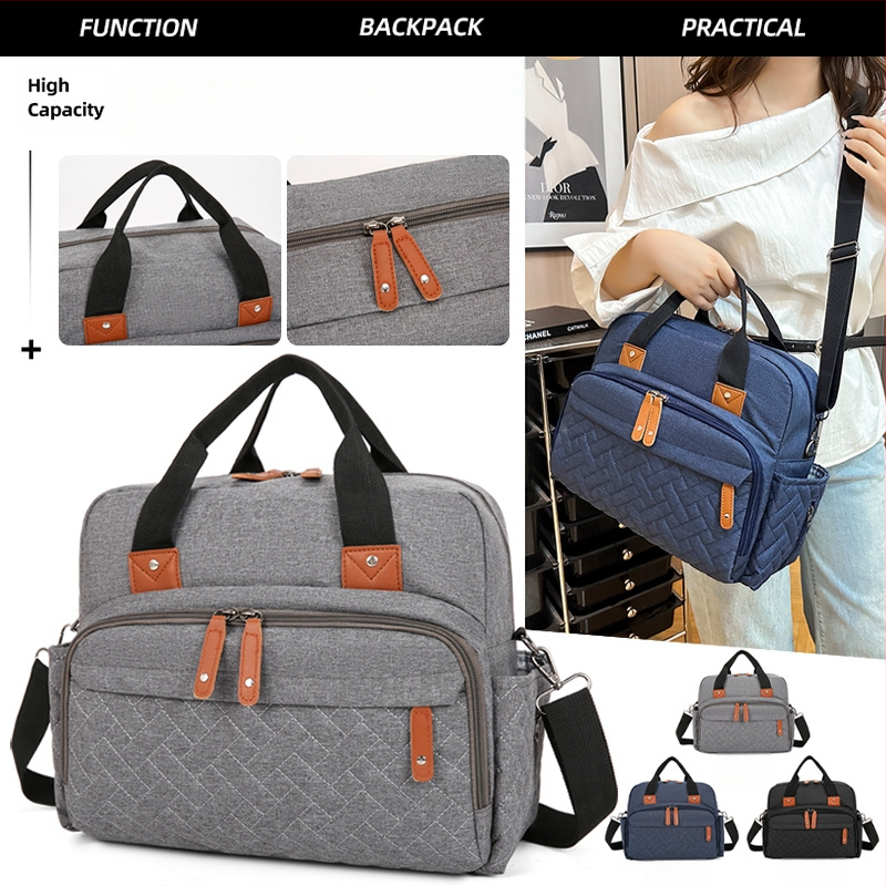 Emmekott Piiriülene Euroopa ja Ameerika stiilis mitme taskuga moodne ema- ja beebikott beebiga väljas käimiseks ja reisimiseks Suure mahutavusega kaasaskantav emakott