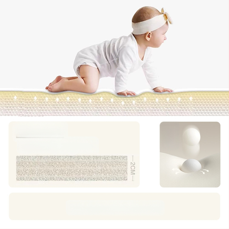 Kūdikio ropojamasis kilimėlis, sutirštintas putplasčio kilimėlis, saugi medžiaga, be kvapo, atsparus aliejui, apsauga nuo užsiteršimo, lengvai valomas, sulankstomas ir sandėliuojamas