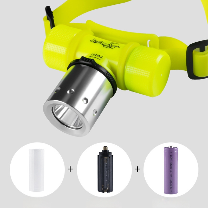 Ilgai tarnaujantis, stiprus dviračių priekinis žibintas, dvigubos paskirties šviesa, itin ryškus profesionalus T6 lempos karoliukas, tinkantis nardyti jūroje