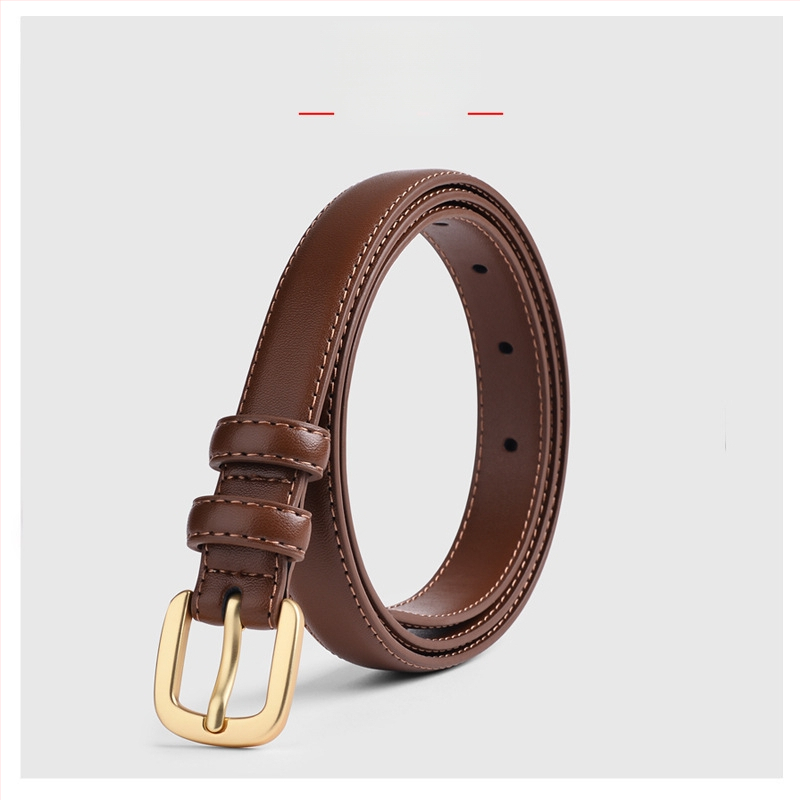 Lihtne retro klassikaline Korea stiilis trendikas internetist pärit populaarne pendelrändevöö, moodne universaalne mitmevärviline õhuke vöö