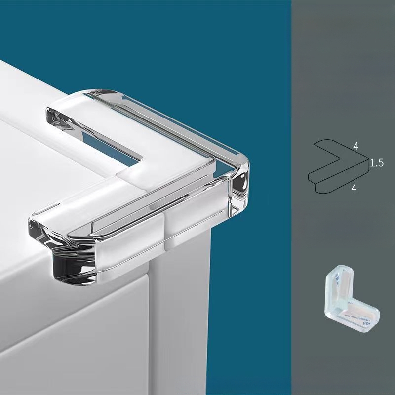 Laua nurk täisnurga all kokkupõrkevastane nurgakaitse lastele kokkupõrkevastane aknakate pehme nurgaga silikoonist lauakaitsekate