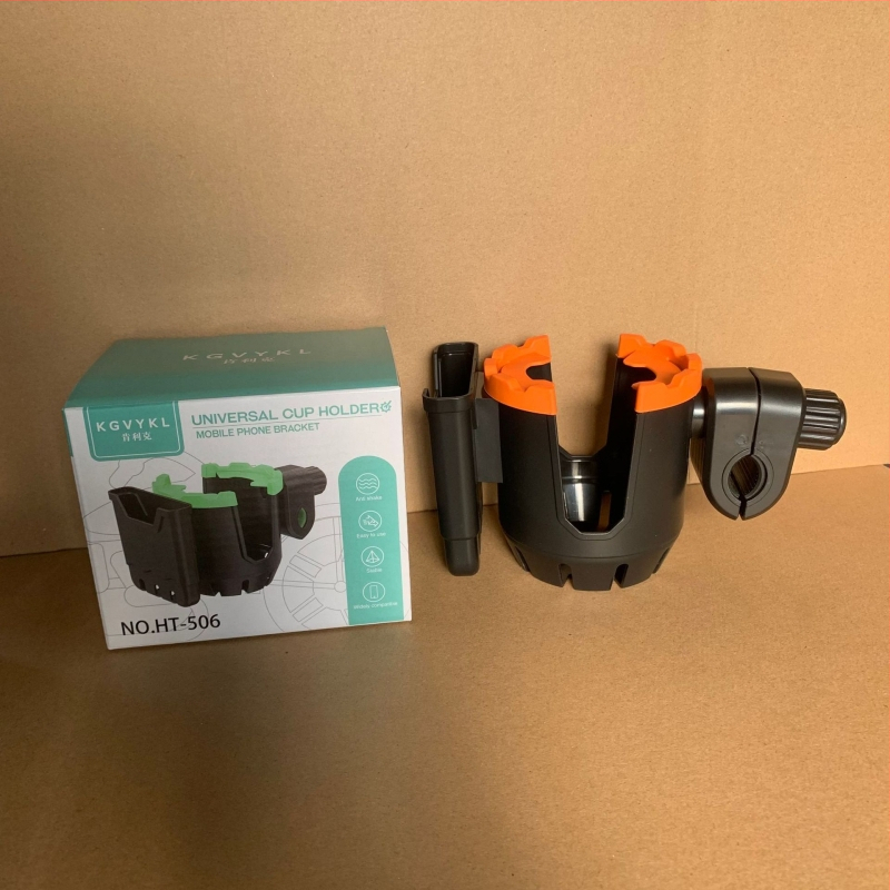 Kaks-ühes elektriauto veetopsihoidja jalgratta veepudelihoidja akuga auto piima-teehoidja mobiiltelefonihoidja jalgratta topsihoidja Uus