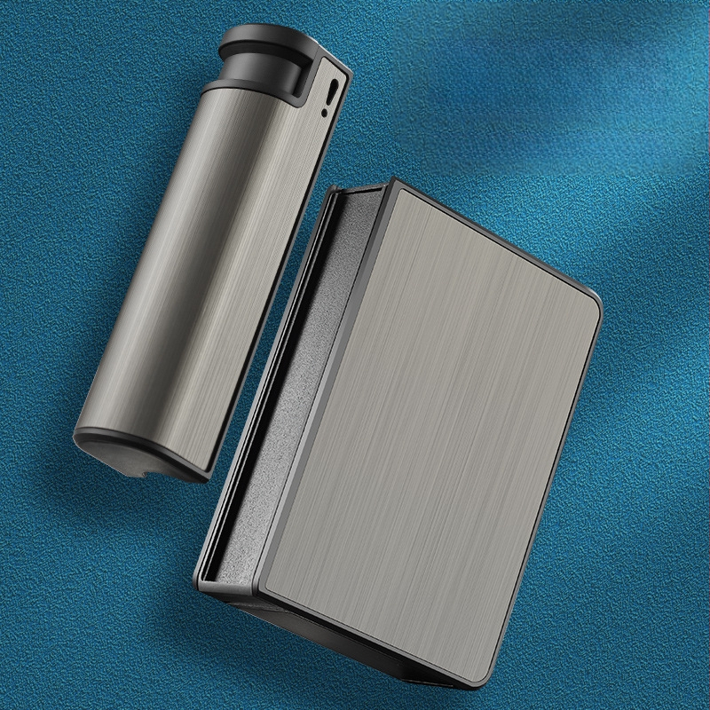 YH103 eemaldatav tulemasina sigaretiümbris integreeritud 20 paksendatud niiskuskindla hulgimüügi suitsetamiskomplekt