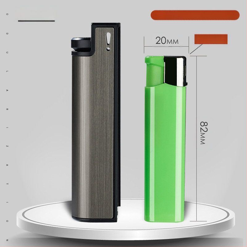 Focus Manufacturer muški automatski upaljač za cigarete s pakiranjem od 20 komada, odvojivi, višenamjenski metalni, dvostruke namjene, otporan na pritisak i vlagu