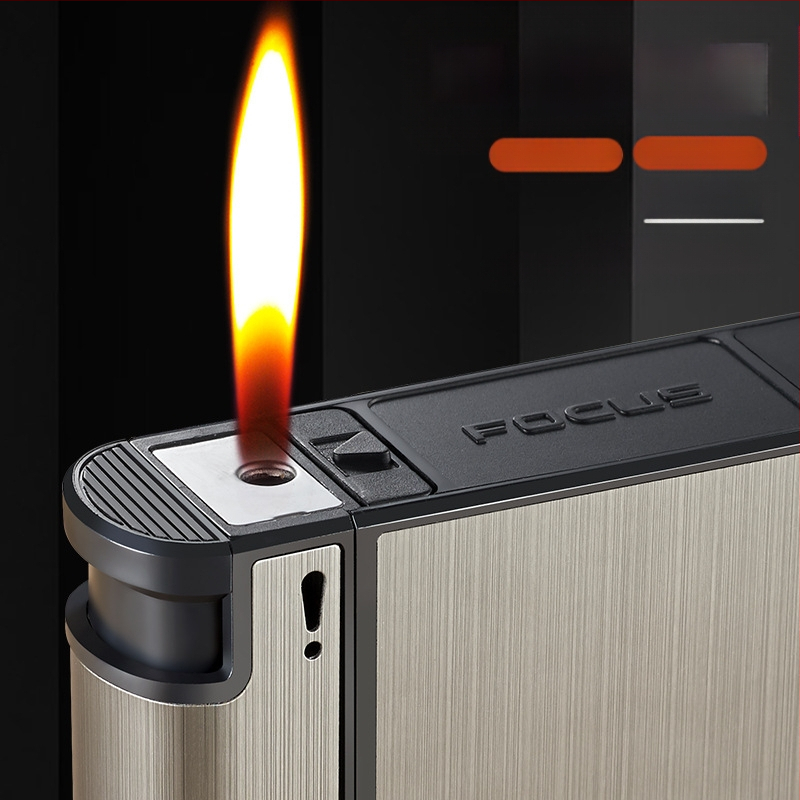 Focus Manufacturer muški automatski upaljač za cigarete s pakiranjem od 20 komada, odvojivi, višenamjenski metalni, dvostruke namjene, otporan na pritisak i vlagu