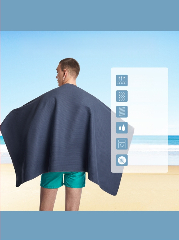 Tekstūros greitai džiūstantis maudymosi rankšluostis Greitai džiūstantis paplūdimio rankšluostis Suaugusiųjų vyrų ir moterų sportinis fitneso kelioninis nešiojamas didelis rankšluostis