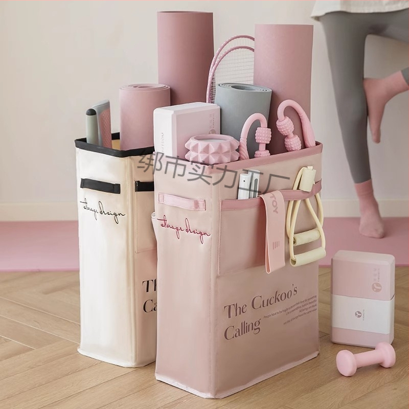 Mobiilne joogamati hoiukorv, sulgpallireketi hoiukorv, vahekapp, põrandal seisev, määrdunud riiete korv, ülikitsas, veekindel