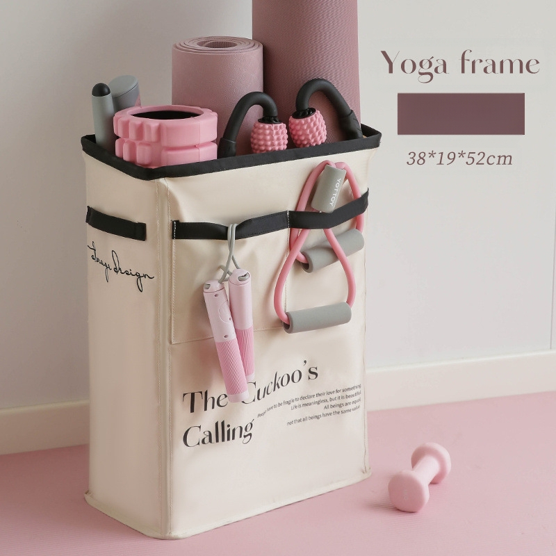 Mobiilne joogamati hoiukorv, sulgpallireketi hoiukorv, vahekapp, põrandal seisev, määrdunud riiete korv, ülikitsas, veekindel