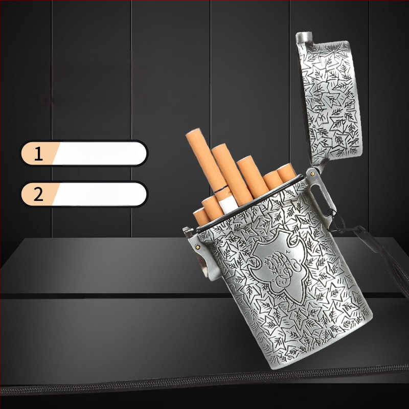 laos hulgimüügis Blood Bath Gangster Shelby sigaretiümbris paks, keskmine, õhuke, kolmest metallist sigaretiümbris, 20 pakki paks tarnekaelarihm