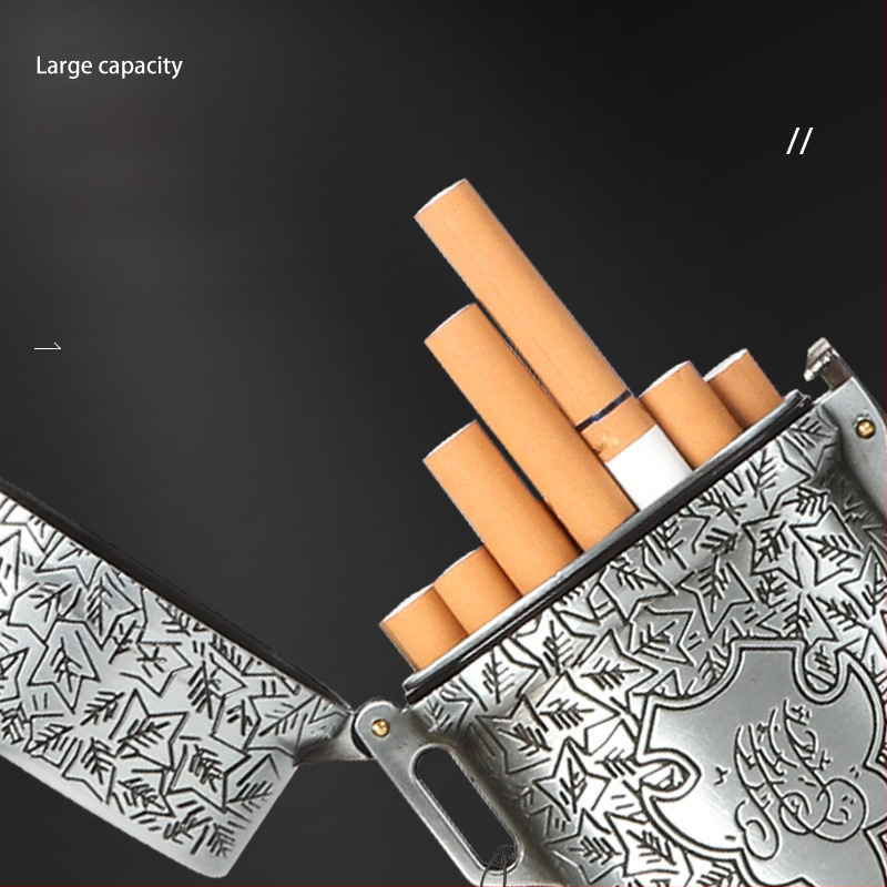 laos hulgimüügis Blood Bath Gangster Shelby sigaretiümbris paks, keskmine, õhuke, kolmest metallist sigaretiümbris, 20 pakki paks tarnekaelarihm