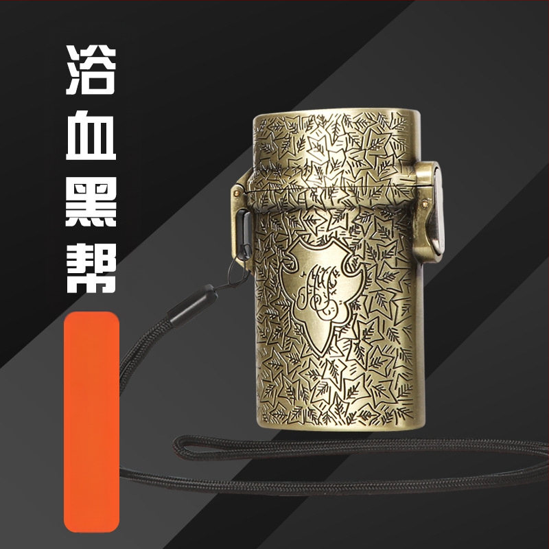 laos hulgimüügis Blood Bath Gangster Shelby sigaretiümbris paks, keskmine, õhuke, kolmest metallist sigaretiümbris, 20 pakki paks tarnekaelarihm