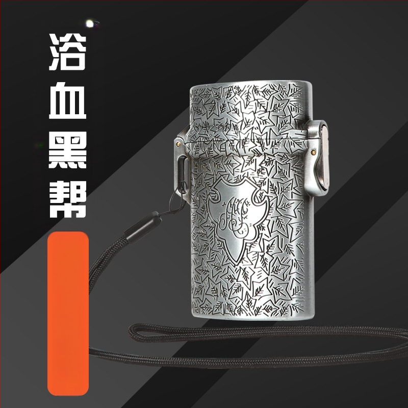 laos hulgimüügis Blood Bath Gangster Shelby sigaretiümbris paks, keskmine, õhuke, kolmest metallist sigaretiümbris, 20 pakki paks tarnekaelarihm