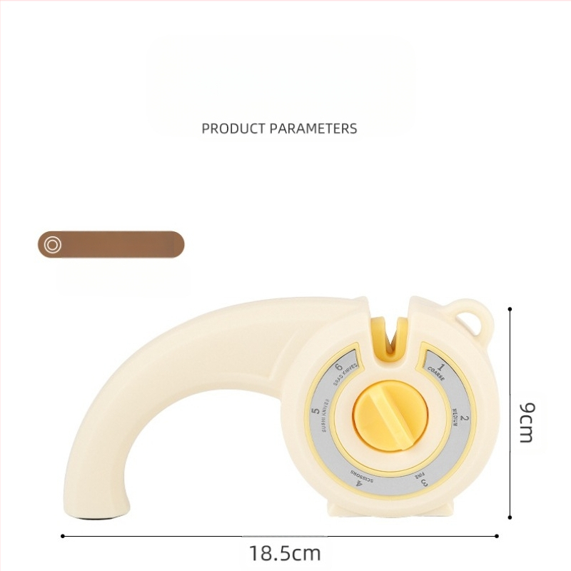 Kuus-ühes multifunktsionaalne noateritaja majapidamisköögi käärid kööginoa teritamiseks kivist noateritaja