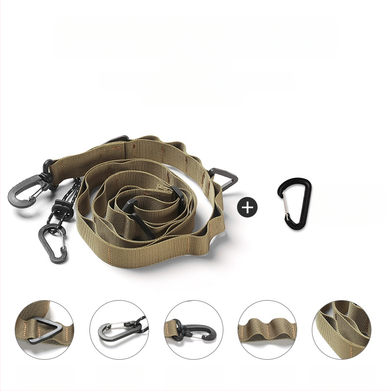 Õues telkimiseks mõeldud rippnöör, multifunktsionaalne suvaline vöö, reguleeritav pikk õlarihmaga seljakott, rippnöör, varikatuse kaelarihm