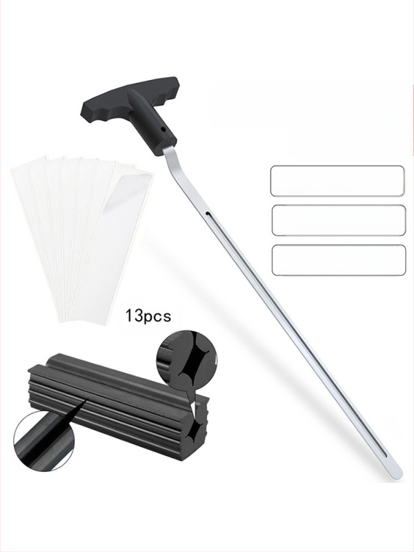 Golfi käepideme vahetustööriist, kolmeosaline eemaldaja, 13-osaline kahepoolne teip, kummist klamber, golfitarvikud