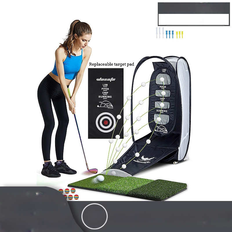 Golfi harjutusvõrk, kiikumisvarda lõikevõrk, sise- ja välistingimustes kasutatav kokkupandav võitluspuur võitluspadjaga