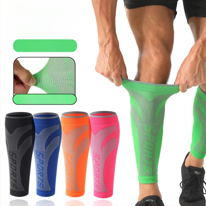 Sportinės blauzdų apsaugos gradientinės kompresinės itin elastingos, kvėpuojančios kojų movos, blauzdų apsaugos suaugusiesiems, dviračių sportui su šokdyne, sportinės blauzdų kojinės