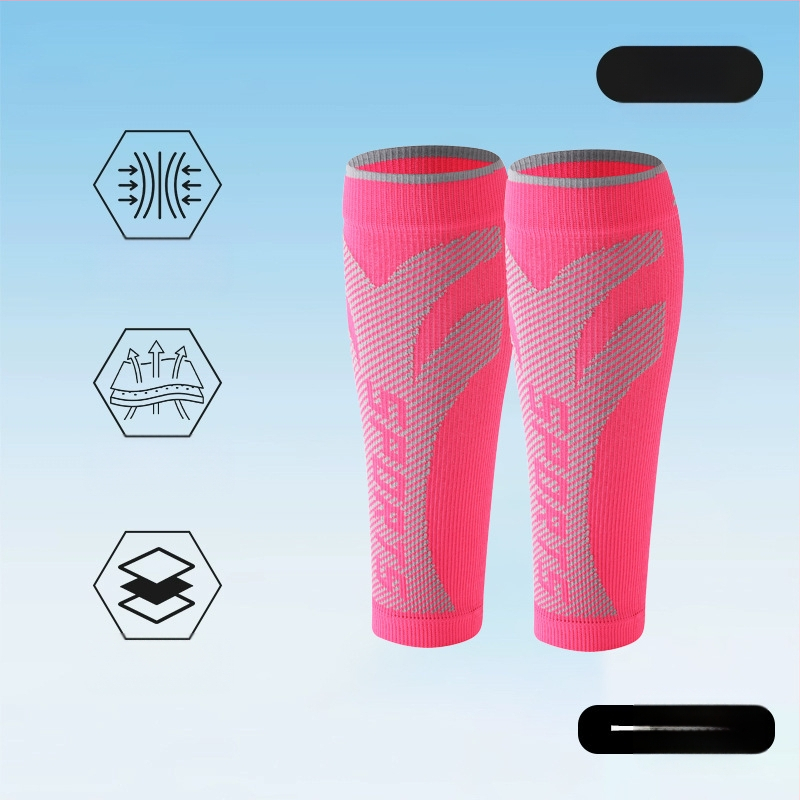 Sportinės blauzdų apsaugos gradientinės kompresinės itin elastingos, kvėpuojančios kojų movos, blauzdų apsaugos suaugusiesiems, dviračių sportui su šokdyne, sportinės blauzdų kojinės