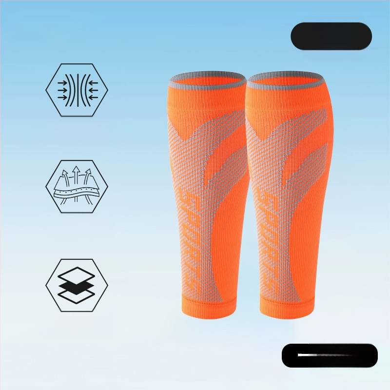 Sportinės blauzdų apsaugos gradientinės kompresinės itin elastingos, kvėpuojančios kojų movos, blauzdų apsaugos suaugusiesiems, dviračių sportui su šokdyne, sportinės blauzdų kojinės