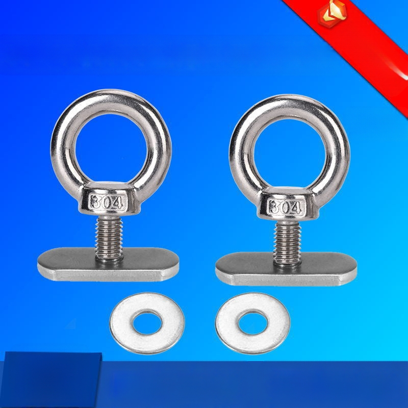 Фабрично доставяне на 304 неръждаема стомана гайка за каяк аксесоари за багаж куфар за плъзгане на релса винтова кука пръстен за каяк
