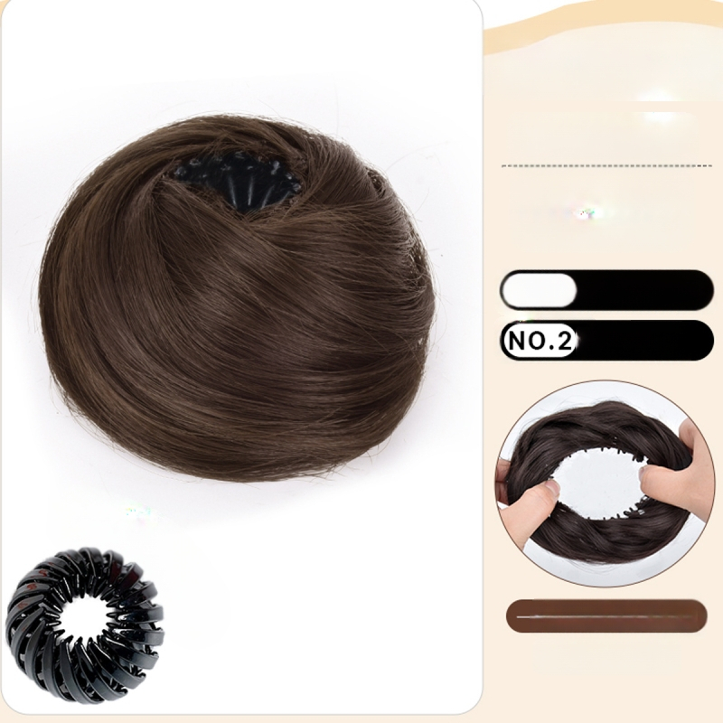 Linnupesa pallipea parukas naistele uus kõrge ja madala lipsuga juhuslik sissetõmmatav juuksepael kohev parukas juuksekott tootja hulgimüük