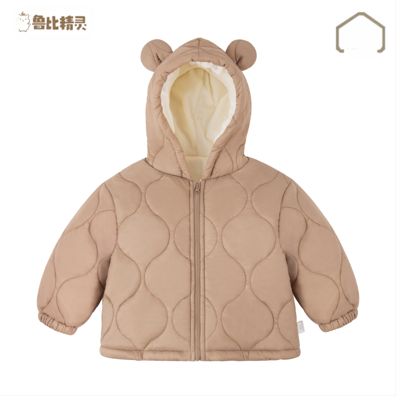 Odjeća za bebe Dječačka odjeća s pamučnom podstavom Kaput s pamučnom podstavom Zimska odjeća Dječji ženski kaput s pamučnom podstavom Topla jakna s kapuljačom