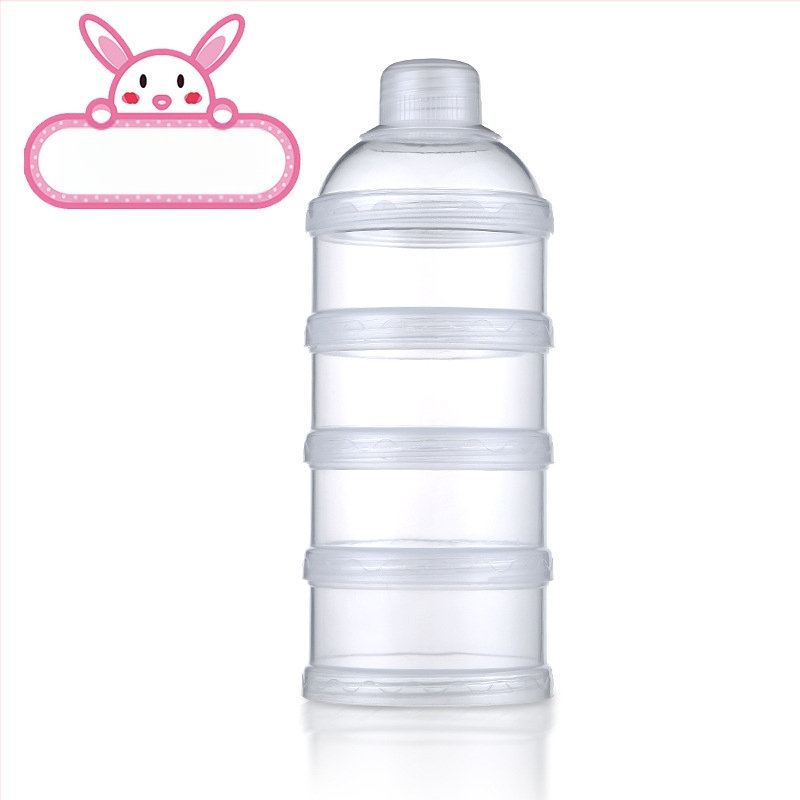 Naujagimio pieno miltelių dėžutė maistinės kokybės PP milteliai daugkartinio naudojimo pieno miltelių laikymo dėžutė didelė talpa nešiojama išeinanti sandari