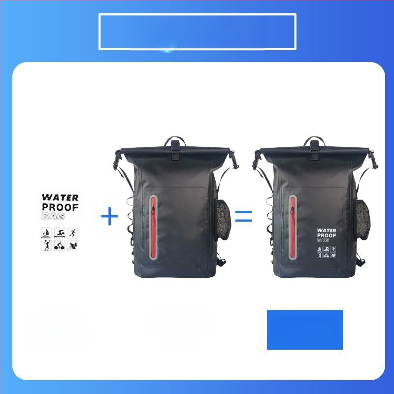 Σακίδιο πλάτης PVC για διασυνοριακές μετακινήσεις, αδιάβροχη τσάντα για υπαίθριες δραστηριότητες, ορειβασία, κάμπινγκ, τσάντα ταξιδιού για άνδρες, σακίδιο πλάτης υπολογιστή για φοιτητές