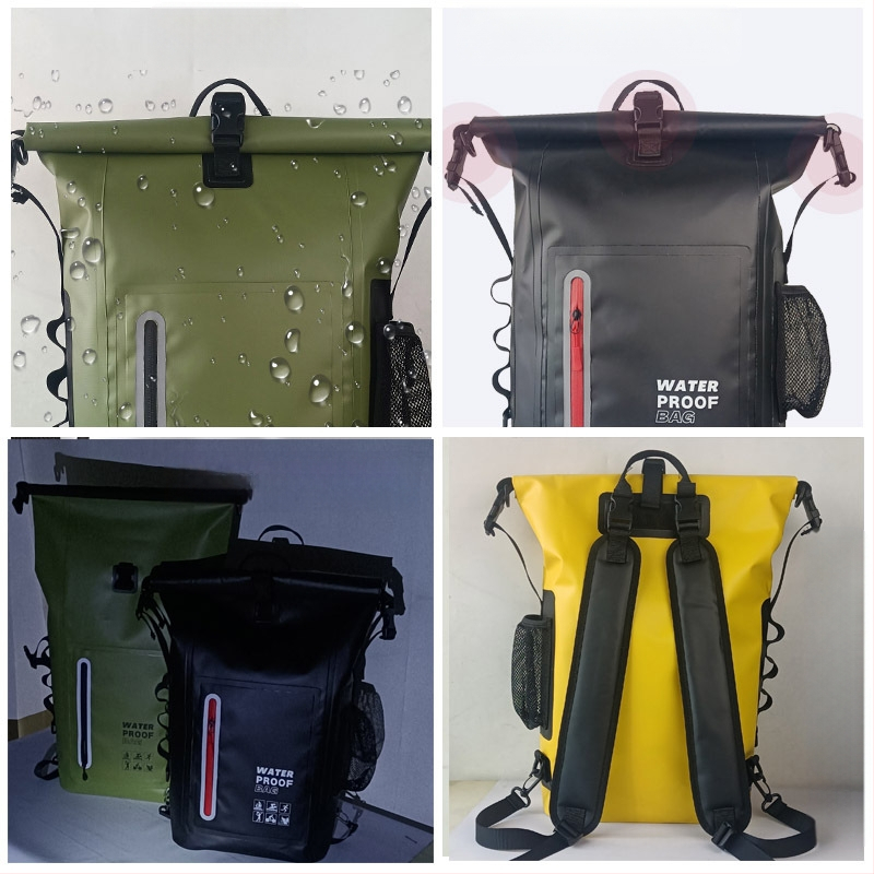 Σακίδιο πλάτης PVC για διασυνοριακές μετακινήσεις, αδιάβροχη τσάντα για υπαίθριες δραστηριότητες, ορειβασία, κάμπινγκ, τσάντα ταξιδιού για άνδρες, σακίδιο πλάτης υπολογιστή για φοιτητές