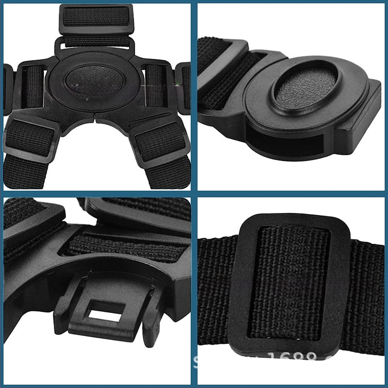 Cross-Border beebi turvavöö, reguleeritav viiepunkti turvavöö, fikseeritud jalutuskäru rihm