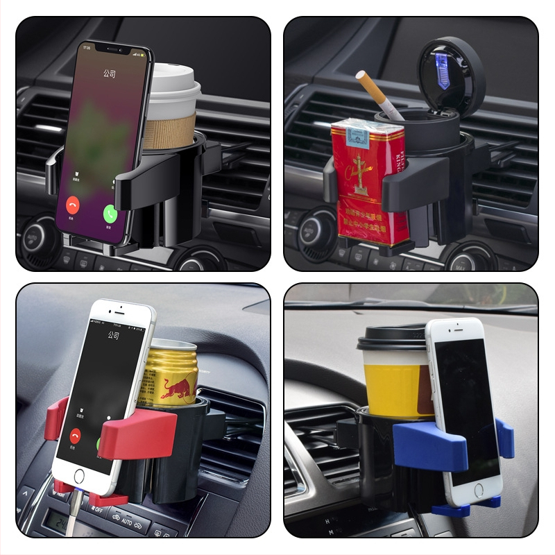 „Shunwei“ automobilio vandens puodelio laikiklis, automobilio gėrimų laikiklis, automobilio reikmenų laikiklis, dviejų funkcijų puodelio laikiklis, mobiliojo telefono laikiklis