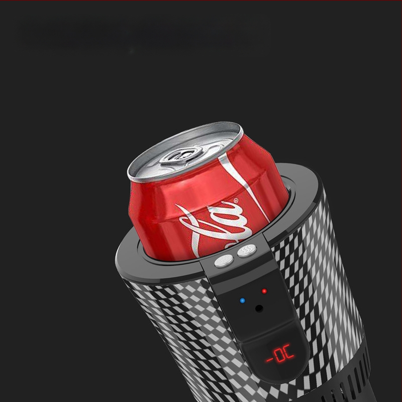 Nešiojamas tarpvalstybinis automobilinis šaldytuvas, greito šaldymo puodelis, mažas puslaidininkinis šaldymo automobilinis karšto ir šalto puodelio naudojimas namuose