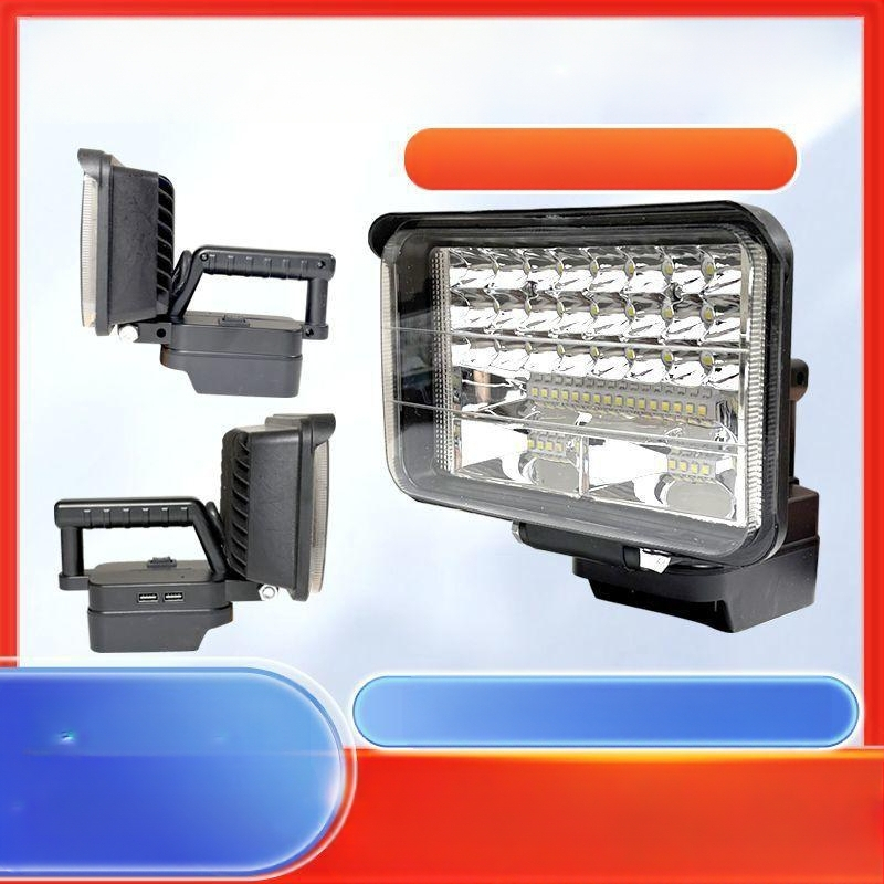 „General Art“ 48 V 88 V įrankio akumuliatoriaus įkrovimo lobių funkcija „pasidaryk pats“ lauko žvejybos LED apšvietimo darbo lempa