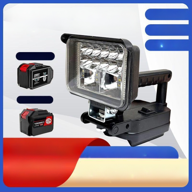 „General Art“ 48 V 88 V įrankio akumuliatoriaus įkrovimo lobių funkcija „pasidaryk pats“ lauko žvejybos LED apšvietimo darbo lempa