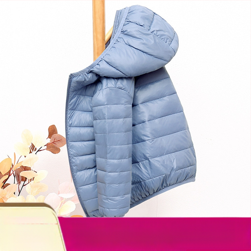 Nova zimska dječja jakna s pamučnom podstavom u jednoj boji iz 2024., lagana i tanka jakna s pamučnom podstavom za dječake i djevojčice, studentska jakna s pamučnom podstavom, velika dječja jakna