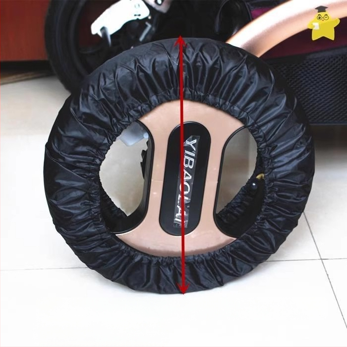 Piiriülene lapsevankri rehvikate rattakate siseruumides kasutatav veekindel ja mustusevastane esi- ja tagaratta kaitsekate