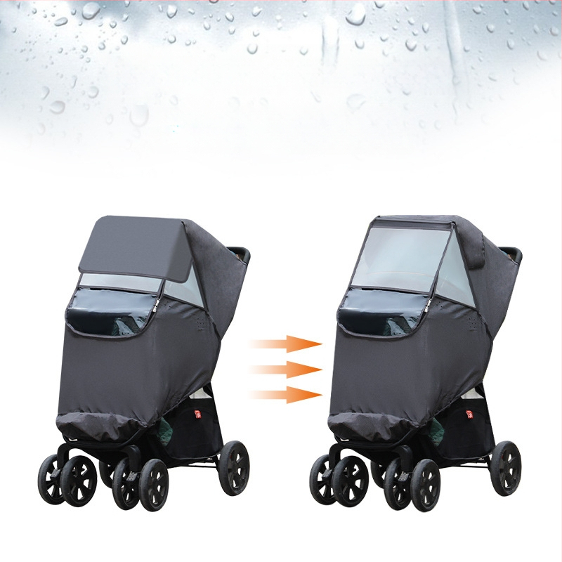 Beebivankri vihmakate, tuulekindel kate, universaalne beebi- ja laste vihmavari, autokäru, kaitsev vihmamantel, talvine vihmakindel tuulekate