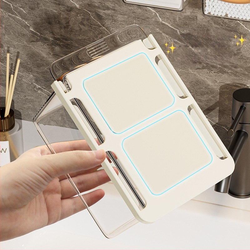 Peegelkapi sahtliga tualettruumi hoiukast vatitupsuga puuvillane hoiuruum tolmukindel väljatõmmatav riiul hulgimüük