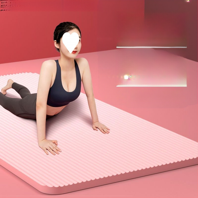 Αντιολισθητικό χαλάκι γιόγκα για οικιακή χρήση, διευρυμένο και παχύ, ηχομονωτικό και απορροφητικό χαλάκι, ειδικό χαλάκι χορού για κορίτσια σε εσωτερικούς χώρους για αθλήματα φοιτητικών κοιτώνων