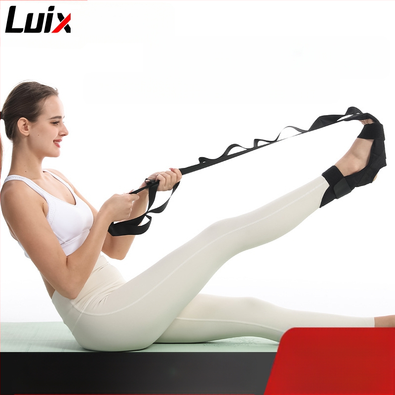 Tootja hulgimüügi venitusvöö segmenteeritud reguleeritav jooga abipingutusvöö pahkluu ja jala venitusrehabilitatsiooni venitusvöö