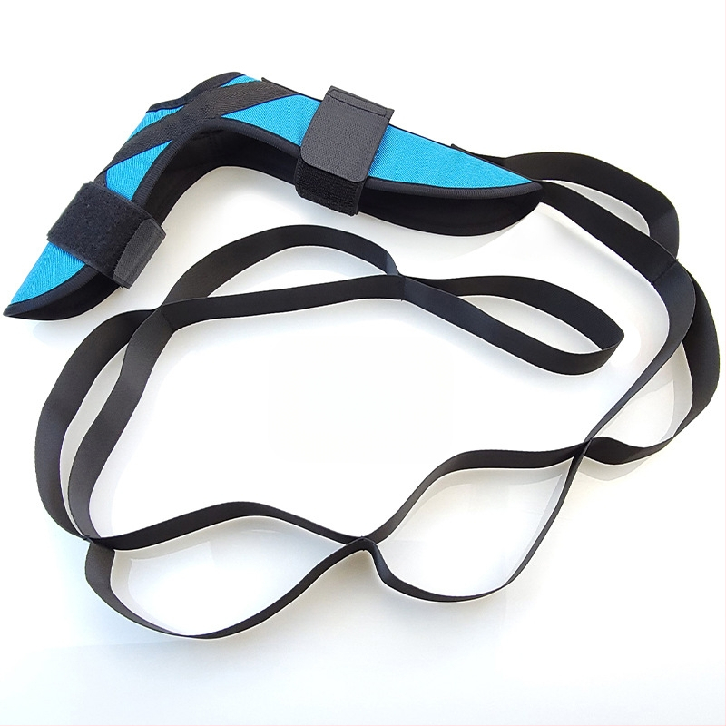 Tootja hulgimüügi venitusvöö segmenteeritud reguleeritav jooga abipingutusvöö pahkluu ja jala venitusrehabilitatsiooni venitusvöö