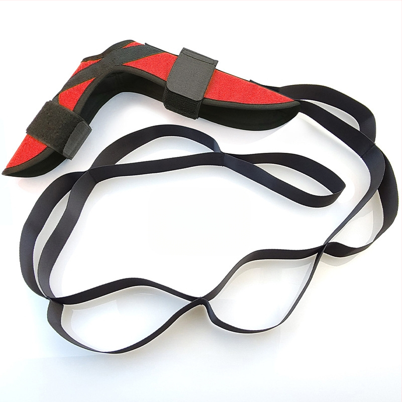 Tootja hulgimüügi venitusvöö segmenteeritud reguleeritav jooga abipingutusvöö pahkluu ja jala venitusrehabilitatsiooni venitusvöö