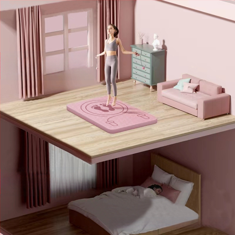 Juhtmeta hüppematt, paksendatud heliisolatsiooniga ja lööke neelav matt, kodune professionaalne sörkjooksumatt, vaikne ruudukujuline põrandamatt, libisemiskindel joogamatt