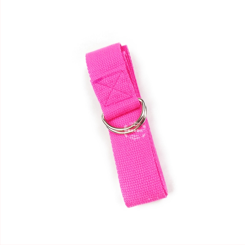 Puhast puuvillast venivöö jooganööriga venivöö spordi- ja fitness-venivöö reguleeritav jooga abivöö avatud õlaga