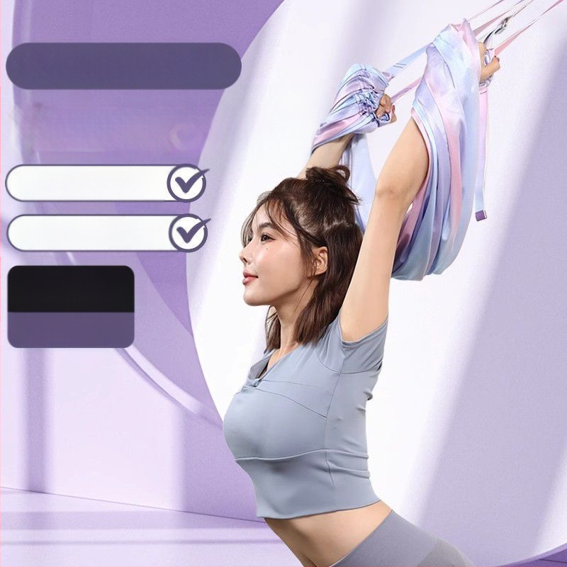 Alumise vöö õhust jooga tross kodujooga hobuse tagurpidi seismise treeningvarustus naiste ukse venitusvöö